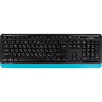 Комплект клавиатура + мышь A4Tech Fstyler FG1010 (черный/синий) фото 1